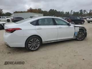 2015 Hyundai Genesis 3.8L z VIN KMHGN4JE0FU067258, wystawiony jako Copart lot #77744124 z przebiegiem 80 317 mil mil oraz Szkoda całkowita • Salvage title. Historia ofert i sprzedaży dostępna na DreamBid. Obrazek 3.