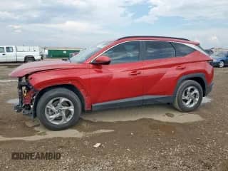2022 Hyundai Tucson SEL with VIN 5NMJB3AE0NH010965, listed as a Copart auction lot 70227785 with 58,134 mi miles and Salvage title. Bid and sale history available at DreamBid. Image 1.