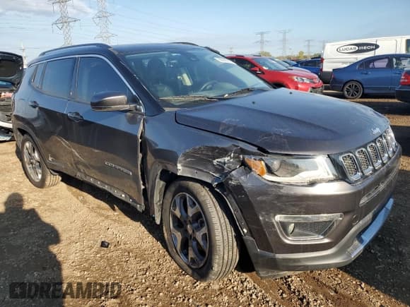 ✅ 2018 Jeep Compass Limited • VIN: 3C4NJCCB5JT327676 • Lot: 86208305. Listed on Copart with 111,649 mi. Free auction sales archive from the USA and detailed vehicle history report at DreamBid. Image 4.