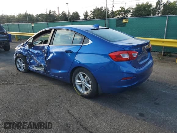 ✅ 2017 Chevrolet Cruze LT • VIN: 1G1BE5SM6H7212453 • Lot: 68480795. Listed on Copart with Not provided. Free auction sales archive from the USA and detailed vehicle history report at DreamBid. Image 2.