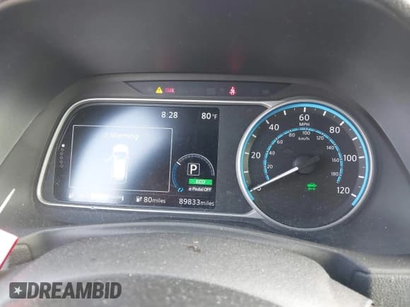 ✅ 2018 Nissan LEAF SV • VIN: 1N4AZ1CP3JC300288 • Lot: 42718233. Listed on IAAI with 89,883 mi. Free auction sales archive from the USA and detailed vehicle history report at DreamBid. Image 7.