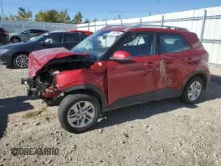 2021 Hyundai Venue SEL с VIN KMHRC8A31MU106019, выставлен на аукционе Copart как лот 72635764 с пробегом 33 330 миль миль и Списание • Salvage title. История ставок и продаж доступна на DreamBid. Изображение 1.
