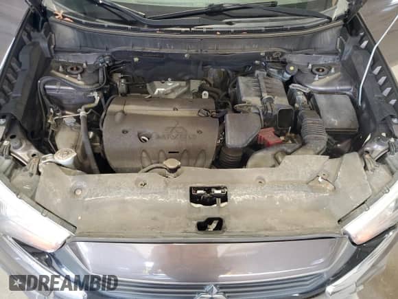 2017 Mitsubishi Outlander SE with VIN JA4AR3AW0HZ016957, listed as a Copart auction lot 86597575 with 87,520 mi miles and Salvage title. Bid and sale history available at DreamBid. Image 12.