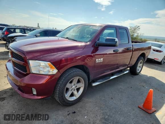 2016 Ram 1500 Express with VIN 1C6RR6FG0GS382802, listed as a Copart auction lot 85908475 with 127,031 mi miles and Salvage title. Bid and sale history available at DreamBid. Image 1.