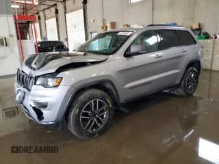 2019 Jeep Grand Cherokee Trailhawk with VIN 1C4RJFLT9KC855777, listed as a Copart auction lot 61535655 with 60,152 mi miles and Salvage title. Bid and sale history available at DreamBid. Image 1.