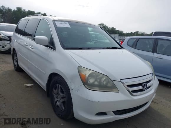 ✅ 2006 Honda Odyssey EX-L • VIN: 5FNRL38636B456707 • Lot: 43824746. Listed on IAAI with 300,979 mi. Free auction sales archive from the USA and detailed vehicle history report at DreamBid. Image 1.