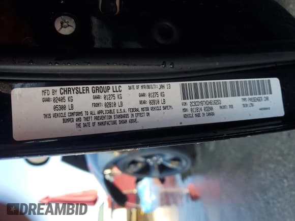 ✅ 2013 Dodge Challenger R/T • VIN: 2C3CDYBTXDH616253 • Lot: 86608804. Wystawiony na Copart z przebiegiem 193 923 mil. Bezpłatny archiwum sprzedaży aukcyjnych z USA i szczegółowy raport historii pojazdu na DreamBid. Zdjęcie 13.