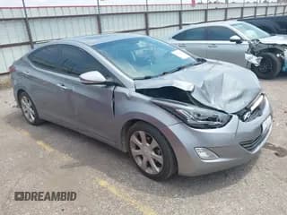 ✅ 2013 Hyundai Elantra GLS • VIN: KMHDH4AE0DU918854 • Lot: 43033466. Listed on IAAI with 133,563 mi. Free auction sales archive from the USA and detailed vehicle history report at DreamBid. Image 1.