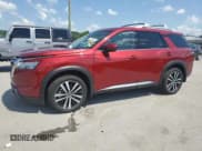 ✅ 2024 Nissan Pathfinder Platinum • VIN: 5N1DR3DG3RC304334 • Lot: 61802405. Listed on Copart with 11,372 mi. Free auction sales archive from the USA and detailed vehicle history report at DreamBid. Image 1.