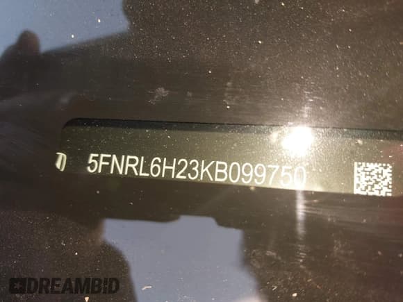 ✅ 2019 Honda Odyssey LX • VIN: 5FNRL6H23KB099750 • Lot: 43571072. Wystawiony na IAAI z przebiegiem 55 084 mil. Bezpłatny archiwum sprzedaży aukcyjnych z USA i szczegółowy raport historii pojazdu na DreamBid. Zdjęcie 9.