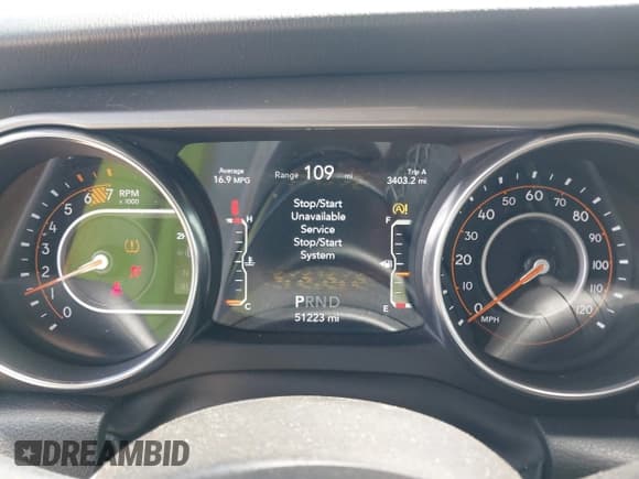 ✅ 2022 Jeep Wrangler Unlimited Sahara • VIN: 1C4HJXEN5NW144922 • Lot: 42452901. Listed on IAAI with 51,223 mi. Free auction sales archive from the USA and detailed vehicle history report at DreamBid. Image 7.