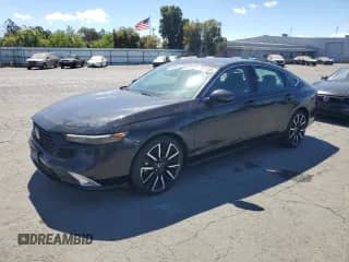 2023 Honda Accord Touring z VIN 1HGCY2F83PA045129, wystawiony jako Copart lot #71995385 z przebiegiem 22 189 mil mil oraz Szkoda całkowita • Salvage title. Historia ofert i sprzedaży dostępna na DreamBid. Obrazek 1.