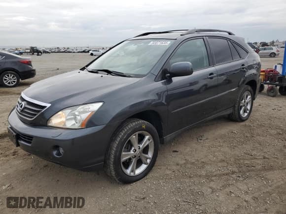 ✅ 2007 Lexus RX 400h • VIN: JTJHW31U172016546 • Lot: 93071635. Listed on Copart with 151,097 mi. Free auction sales archive from the USA and detailed vehicle history report at DreamBid. Image 1.