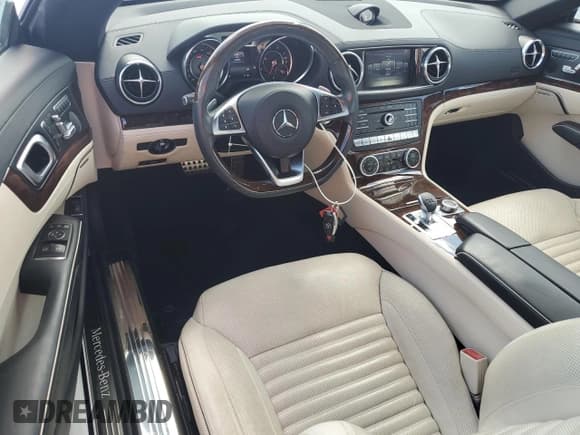 ✅ 2017 Mercedes-Benz SL 450 • VIN: WDDJK6GA0HF045776 • Lot: 52786145. Listed on Copart with 53,693 mi. Free auction sales archive from the USA and detailed vehicle history report at DreamBid. Image 8.