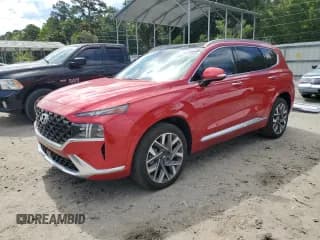 ✅ 2023 Hyundai Santa Fe Calligraphy • VIN: 5NMS54AL0PH586414 • Lot: 59770854. Wystawiony na Copart z przebiegiem 6 955 mil. Bezpłatny archiwum sprzedaży aukcyjnych z USA i szczegółowy raport historii pojazdu na DreamBid. Zdjęcie 1.