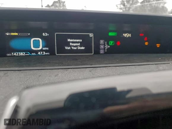 ✅ 2017 Toyota Prius Three Touring • VIN: JTDKARFU2H3043155 • Lot: 93049405. Listed on Copart with 142,382 mi. Free auction sales archive from the USA and detailed vehicle history report at DreamBid. Image 9.