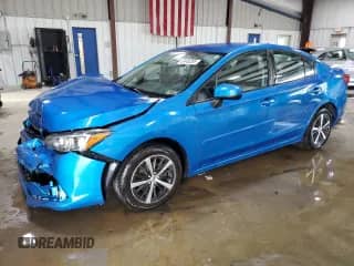 2022 Subaru Impreza Premium with VIN 4S3GKAV69N3607001, listed as a Copart auction lot 65940355 with 25,177 mi miles and Salvage title. Bid and sale history available at DreamBid. Image 1.