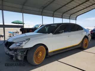 2014 Hyundai Equus Signature z VIN KMHGH4JH6EU090852, wystawiony jako Copart lot #59060145 z przebiegiem 112 783 mil mil oraz Szkoda całkowita • Salvage title. Historia ofert i sprzedaży dostępna na DreamBid. Obrazek 1.