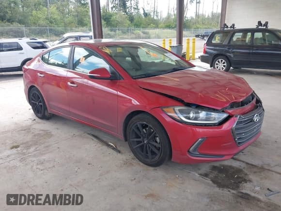 ✅ 2017 Hyundai Elantra SE • VIN: 5NPD84LFXHH086076 • Lot: 42662791. Listed on IAAI with 119,094 mi. Free auction sales archive from the USA and detailed vehicle history report at DreamBid. Image 1.