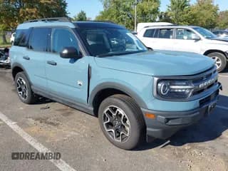 ✅ 2022 Ford Bronco Sport Big Bend • VIN: 3FMCR9B60NRD05056 • Lot: 43371871. Wystawiony na IAAI z przebiegiem 58 898 mil. Bezpłatny archiwum sprzedaży aukcyjnych z USA i szczegółowy raport historii pojazdu na DreamBid. Zdjęcie 1.