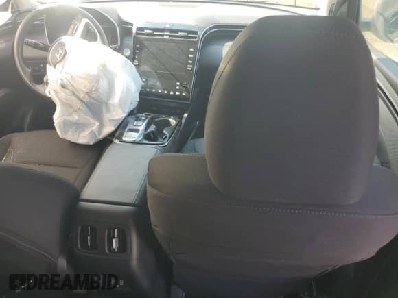 2023 Hyundai Tucson Blue z VIN KM8JBCA11PU101974, wystawiony jako Copart lot #69469755 z przebiegiem Nie podano mil oraz Szkoda całkowita • Salvage title. Historia ofert i sprzedaży dostępna na DreamBid. Obrazek 8.