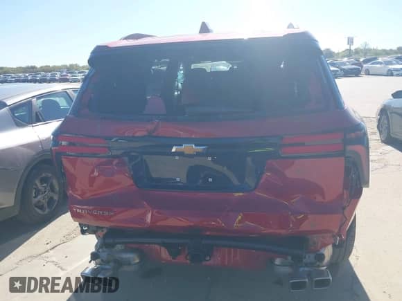 2026 Chevrolet Traverse FWD LT с VIN 1GNERGKS8TJ186105, выставлен на аукционе IAAI как лот 43588108 с пробегом 379 миль миль и . История ставок и продаж доступна на DreamBid. Изображение 16.