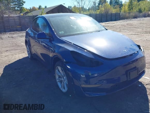 ✅ 2022 Tesla Model Y Long Range • VIN: 7SAYGDEEXNF307424 • Lot: 43393185. Listed on IAAI with 52,537 mi. Free auction sales archive from the USA and detailed vehicle history report at DreamBid. Image 1.