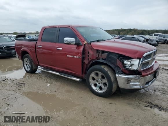 ✅ 2012 Ram 1500 Laramie • VIN: 1C6RD6NT4CS292382 • Lot: 90690865. Listed on Copart with 217,537 mi. Free auction sales archive from the USA and detailed vehicle history report at DreamBid. Image 4.