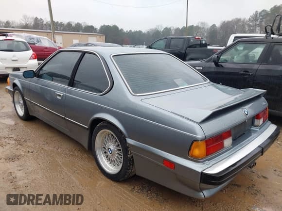 ✅ 1987 BMW 6 Series 635CSi • VIN: WBAEC8406H3265129 • Lot: 43848685. Listed on IAAI with 158,375 mi. Free auction sales archive from the USA and detailed vehicle history report at DreamBid. Image 3.