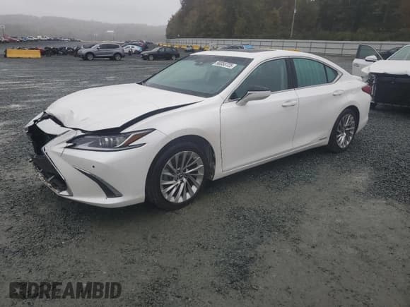 ✅ 2021 Lexus ES 300h Luxury • VIN: 58AEA1C12MU005457 • Lot: 90058725. Wystawiony na Copart z przebiegiem 53 766 mil. Bezpłatny archiwum sprzedaży aukcyjnych z USA i szczegółowy raport historii pojazdu na DreamBid. Zdjęcie 1.