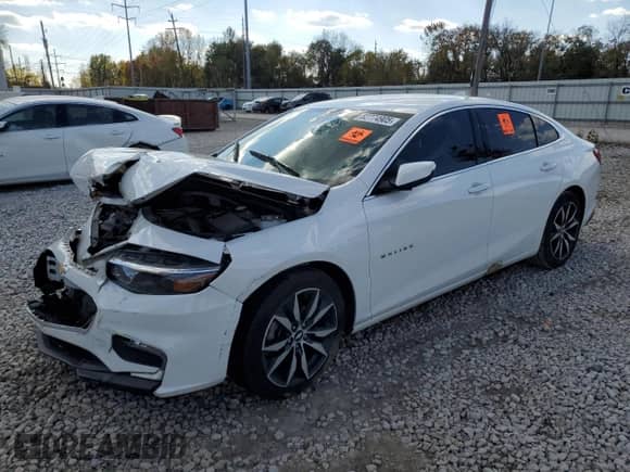 2018 Chevrolet Malibu LT z VIN 1G1ZD5ST2JF290099, wystawiony jako Copart lot #82774905 z przebiegiem Nie podano mil oraz Szkoda całkowita • Salvage title. Historia ofert i sprzedaży dostępna na DreamBid. Obrazek 1.
