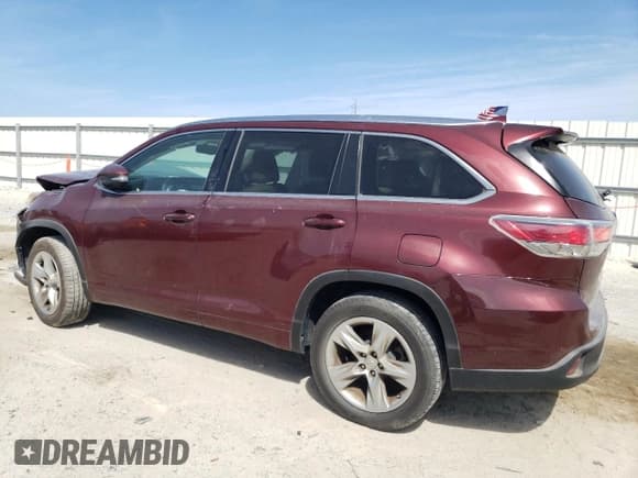 ✅ 2015 Toyota Highlander Limited • VIN: 5TDYKRFH8FS104031 • Lot: 51378435. Wystawiony na Copart z przebiegiem 112 970 mil. Bezpłatny archiwum sprzedaży aukcyjnych z USA i szczegółowy raport historii pojazdu na DreamBid. Zdjęcie 2.