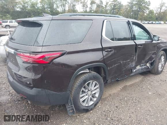 2023 Chevrolet Traverse LT Cloth with VIN 1GNEVGKW1PJ184457, listed as a IAAI auction lot 43392256 with 56,213 mi miles and . Bid and sale history available at DreamBid. Image 4.