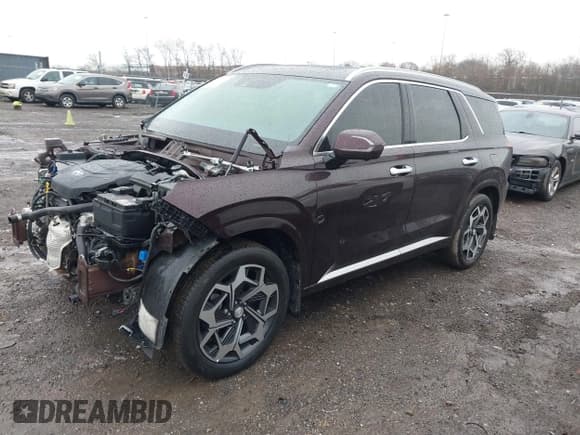 ✅ 2022 Hyundai Palisade Calligraphy • VIN: KM8R74HE3NU413195 • Лот: 41575566. Опубликован ранее на IAAI с пробегом 23 498 миль. Бесплатный доступ к архиву аукционных продаж из США и подробный отчёт об истории автомобиля на DreamBid. Изображение 18.