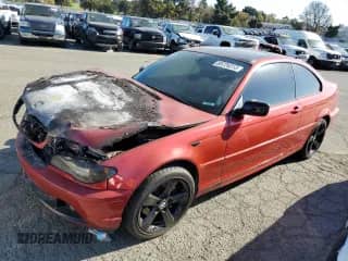 2006 BMW 3 Series 325Ci with VIN WBABD33436PL09665, listed as a Copart auction lot 69726313 with Not provided miles and Salvage title. Bid and sale history available at DreamBid. Image 1.