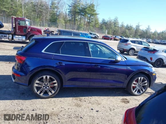 ✅ 2018 Audi SQ5 Premium Plus • VIN: WA1A4AFY9J2108161 • Lot: 43697458. Listed on IAAI with 107,151 mi. Free auction sales archive from the USA and detailed vehicle history report at DreamBid. Image 13.
