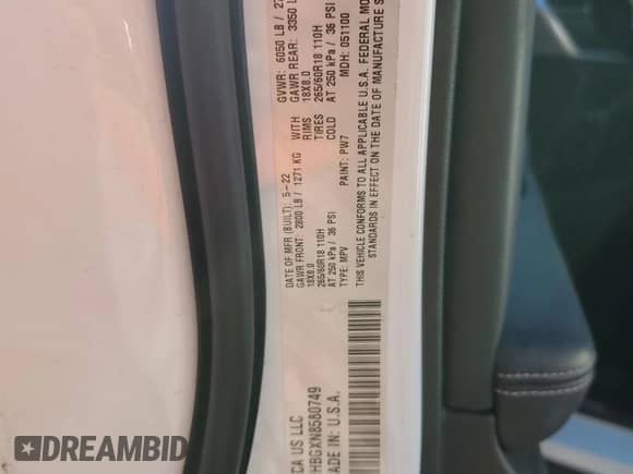 2022 Jeep Grand Cherokee Limited with VIN 1C4RJHBGXN8580749, listed as a Copart auction lot 69351625 with 38,004 mi miles and Salvage title. Bid and sale history available at DreamBid. Image 13.