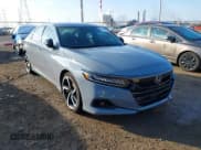 ✅ 2021 Honda Accord Sport SE • VIN: 1HGCV1F45MA006599 • Лот: 43587125. Опубликован ранее на IAAI с пробегом 69 026 миль. Бесплатный доступ к архиву аукционных продаж из США и подробный отчёт об истории автомобиля на DreamBid. Изображение 1.