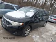 ✅ 2012 Nissan Quest S • VIN: JN8AE2KP5C9034855 • Lot: 41380482. Listed on IAAI with 185,816 mi. Free auction sales archive from the USA and detailed vehicle history report at DreamBid. Image 2.