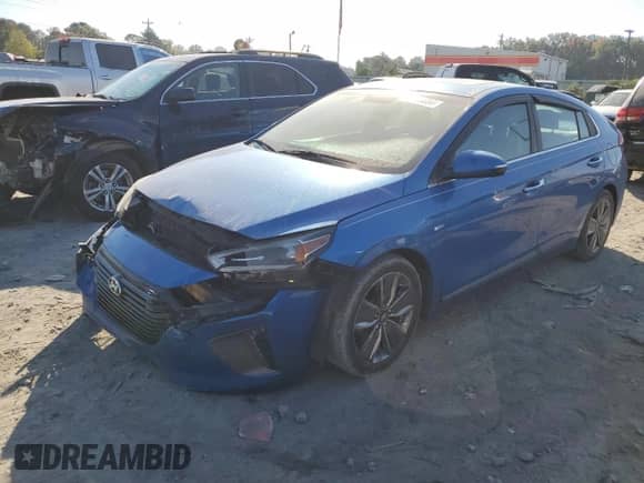 2017 Hyundai Ioniq Limited z VIN KMHC85LC8HU046393, wystawiony jako Copart lot #77096884 z przebiegiem 139 140 mil mil oraz Szkoda całkowita • Salvage title. Historia ofert i sprzedaży dostępna na DreamBid. Obrazek 1.