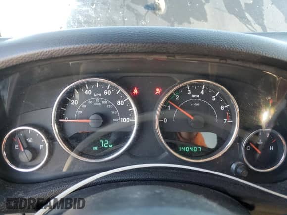 2012 Jeep Wrangler Sport with VIN 1C4AJWAG6CL137608, listed as a Copart auction lot 86428595 with 140,407 mi miles and Salvage title. Bid and sale history available at DreamBid. Image 9.