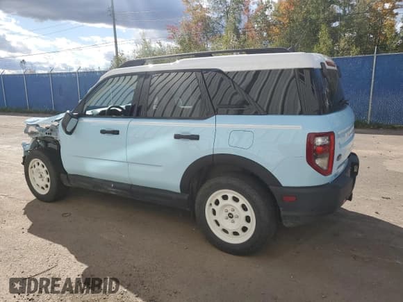 ✅ 2024 Ford Bronco Sport Heritage • VIN: 3FMCR9G67RRE53106 • Lot: 84476585. Listed on Copart with 63,940 mi. Free auction sales archive from the USA and detailed vehicle history report at DreamBid. Image 2.