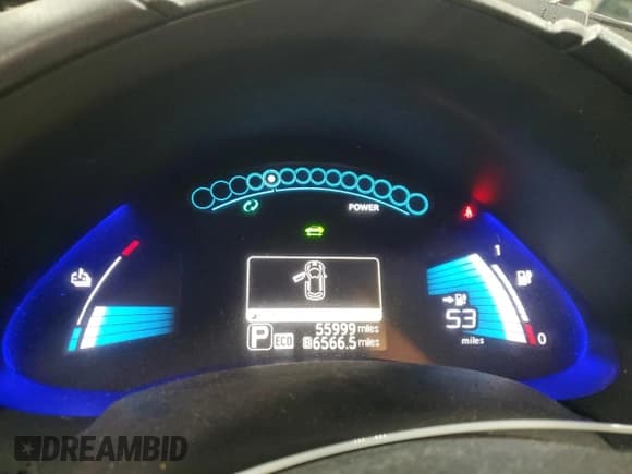 ✅ 2016 Nissan LEAF SL • VIN: 1N4BZ0CP3GC302114 • Lot: 48180035. Listed on Copart with 55,999 mi. Free auction sales archive from the USA and detailed vehicle history report at DreamBid. Image 9.