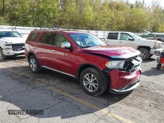 ✅ 2015 Dodge Durango Limited • VIN: 1C4RDJDG0FC120638 • Lot: 43526631. Listed on IAAI with 167,370 mi. Free auction sales archive from the USA and detailed vehicle history report at DreamBid. Image 1.