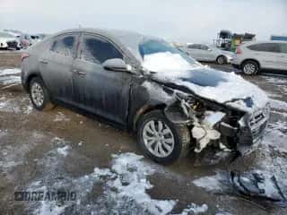 2019 Hyundai Accent SE with VIN 3KPC24A36KE054338, listed as a Copart auction lot 69290002 with 51,416 mi miles and . Bid and sale history available at DreamBid. Image 4.