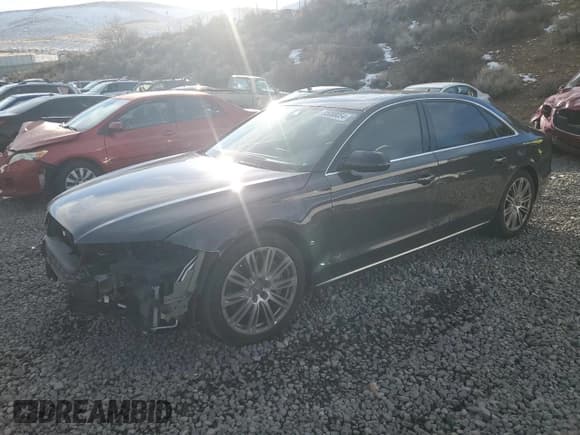 ✅ 2013 Audi A8 4.0L • VIN: WAUR2AFDXDN011157 • Lot: 85088054. Listed on Copart with 69,084 mi. Free auction sales archive from the USA and detailed vehicle history report at DreamBid. Image 1.