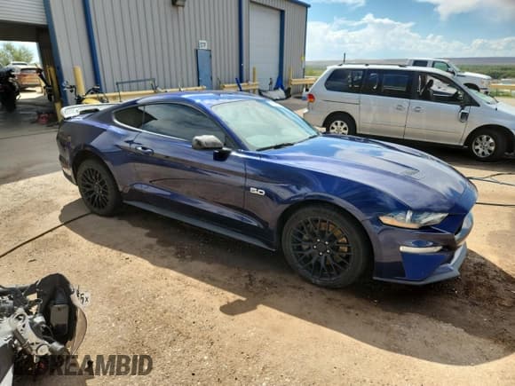 ✅ 2019 Ford Mustang GT • VIN: 1FA6P8CF5K5118819 • Lot: 71890585. Listed on Copart with 105,037 mi. Free auction sales archive from the USA and detailed vehicle history report at DreamBid. Image 4.