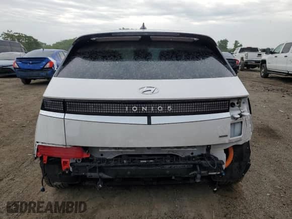 2022 Hyundai Ioniq 5 SEL with VIN KM8KNDAF4NU102773, listed as a Copart auction lot 53967444 with 27,071 mi miles and Salvage title. Bid and sale history available at DreamBid. Image 6.