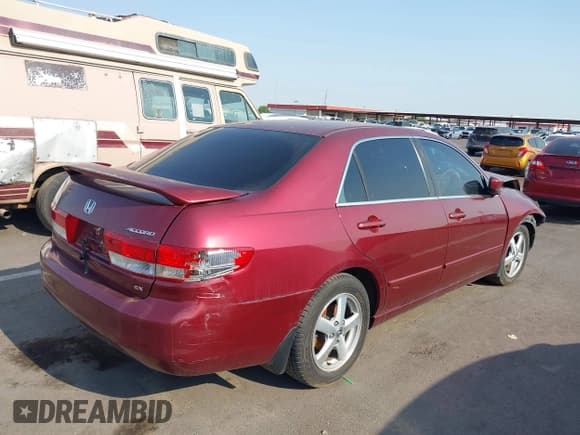 ✅ 2003 Honda Accord EX • VIN: 1HGCM56733A138733 • Lot: 39682667. Listed on IAAI with Not provided. Free auction sales archive from the USA and detailed vehicle history report at DreamBid. Image 4.
