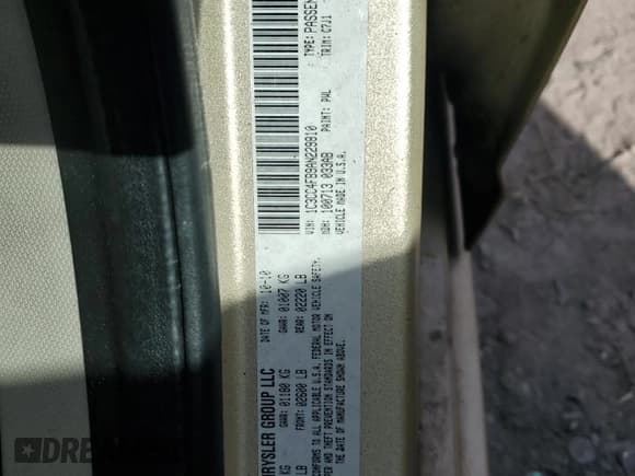 ✅ 2010 Chrysler Sebring Touring • VIN: 1C3CC4FB9AN229810 • Лот: 87242645. Опубликован ранее на Copart с пробегом 147 827 миль. Бесплатный доступ к архиву аукционных продаж из США и подробный отчёт об истории автомобиля на DreamBid. Изображение 13.